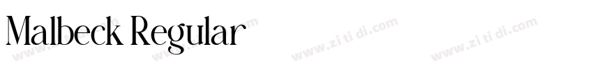 Malbeck Regular字体转换 Malbeck Regular字体转换